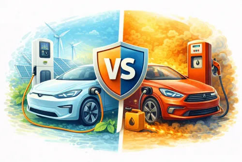 Electric vs gasoline car cost comparison