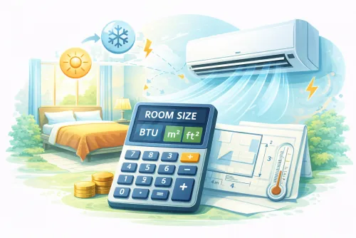 Klimaanlagen-Größenrechner pro Raum