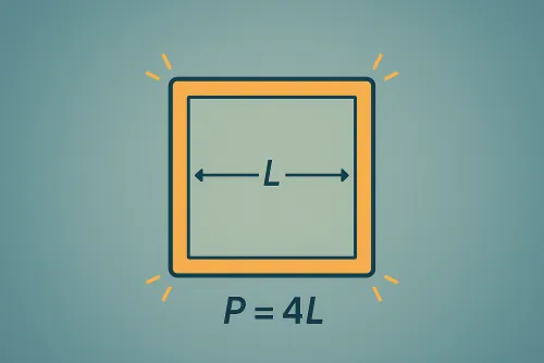 Calcolatrice perimetro quadrato