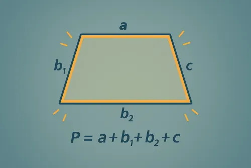 Calcolatrice perimetro del trapezio