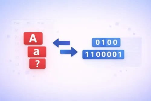 Calculatrice ASCII en binaire en ligne (texte vers bits)