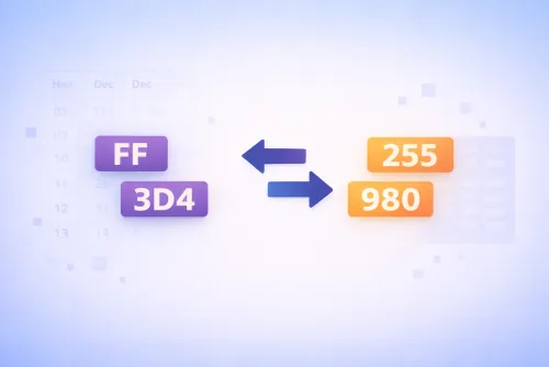 Calculatrice hexadécimal en décimal en ligne (étapes)