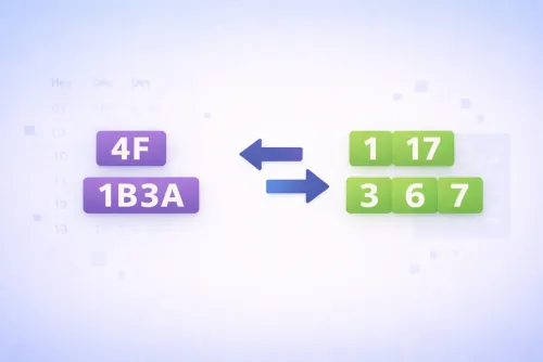 Calculatrice hexadécimal en octal en ligne (étapes)